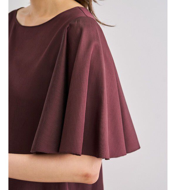 ROPE「【洗える】フレアスリーブオーバーブラウス【WEB・一部店舗限定】」|シャツ・ブラウス|