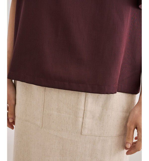 ROPE「【洗える】フレアスリーブオーバーブラウス【WEB・一部店舗限定】」|シャツ・ブラウス|