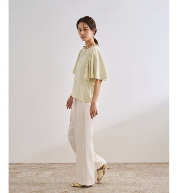 ROPE「【洗える】フレアスリーブオーバーブラウス【WEB・一部店舗限定】」|シャツ・ブラウス|