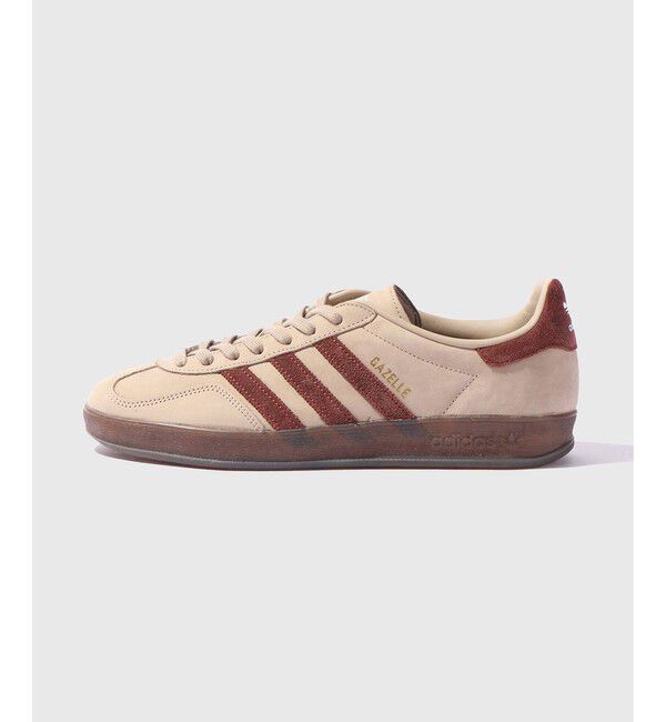 ADAM ET ROPE'「【adidas/アディダス】GAZELLE INDOOR JQ8387」|スニーカー|ベージュ(27)