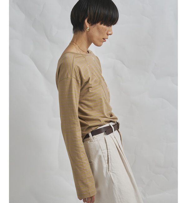 GEMINI「【GEMINI】バックシャンボーダーカットソー」|Tシャツ・カットソー|