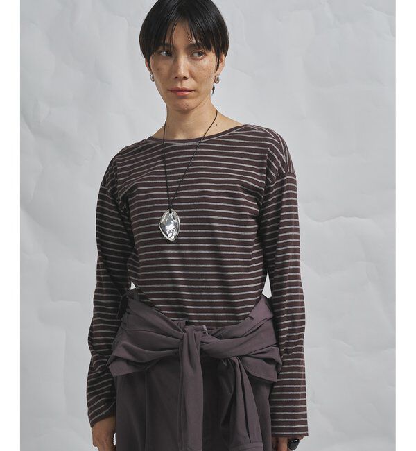 GEMINI「【GEMINI】バックシャンボーダーカットソー」|Tシャツ・カットソー|