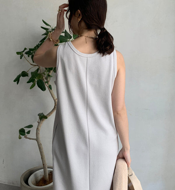  「【全骨格細見え】ブークレーダンボールタンクワンピース」|ワンピース|