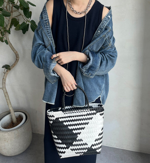  「【全骨格細見え】ブークレーダンボールタンクワンピース」|ワンピース|