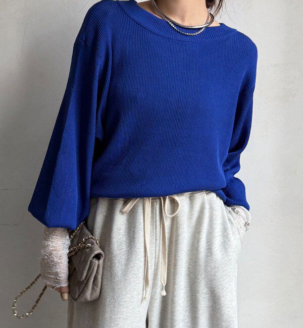  「【WEB限定】前後２WAYジップニット」|ニット・セーター|