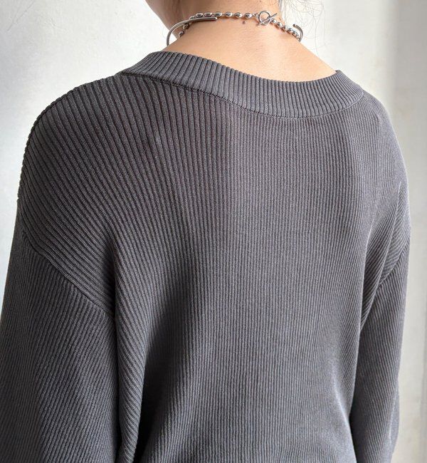  「【WEB限定】前後２WAYジップニット」|ニット・セーター|