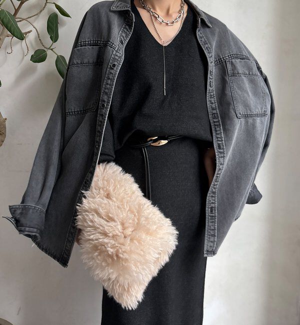  「【WEB限定】サイドスリットプルオーバー」|ニット・セーター|