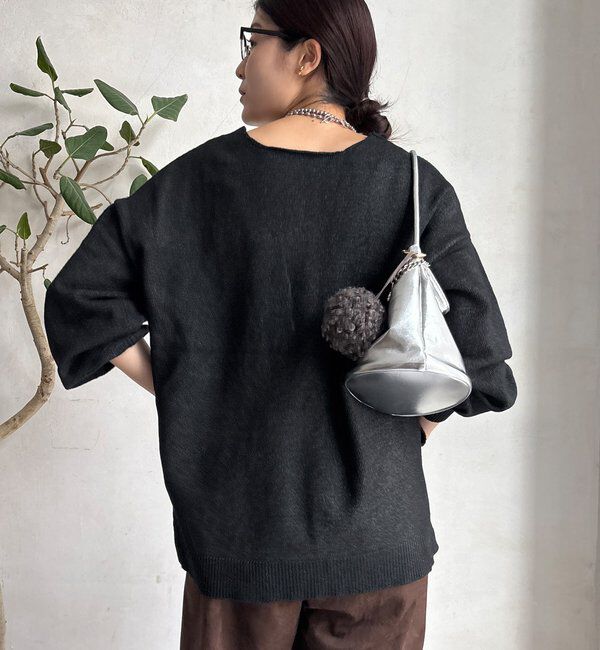  「【WEB限定】サイドスリットプルオーバー」|ニット・セーター|