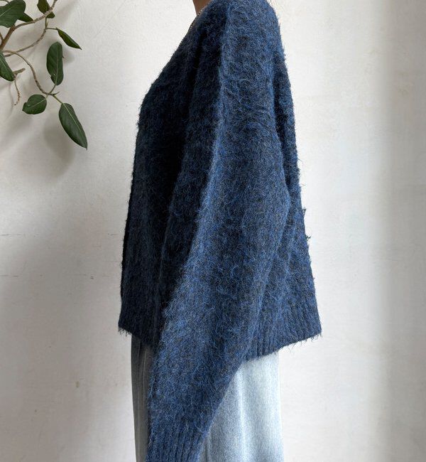  「【WEB限定】シャギーVカーディガン」|カーディガン|