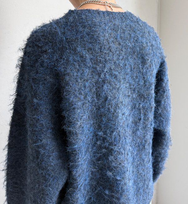  「【WEB限定】シャギーVカーディガン」|カーディガン|