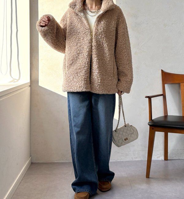  「【インフルエンサーOKOCHI企画】ボアブルゾン」|その他|