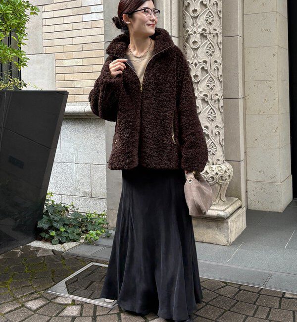  「【インフルエンサーOKOCHI企画】ボアブルゾン」|その他|