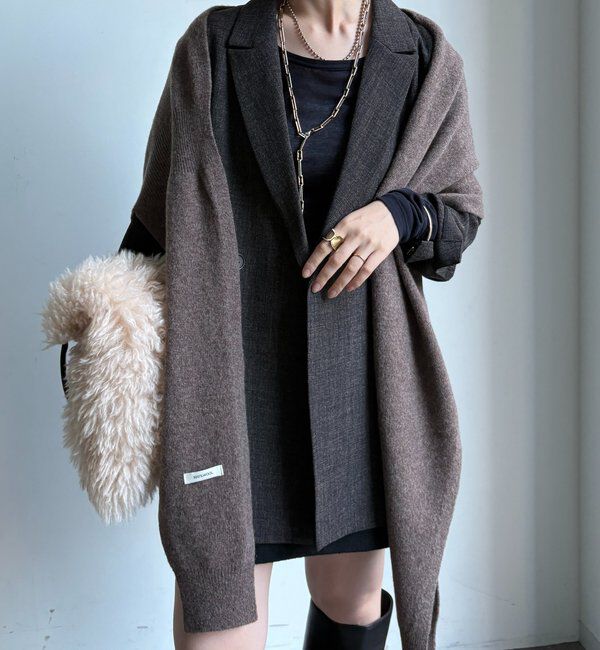  「ウールマルチWAYストール」|マフラー|