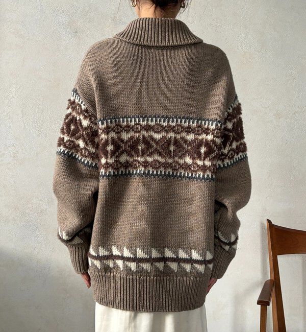  「ノルディックジップカーディガン」|ニット・セーター|