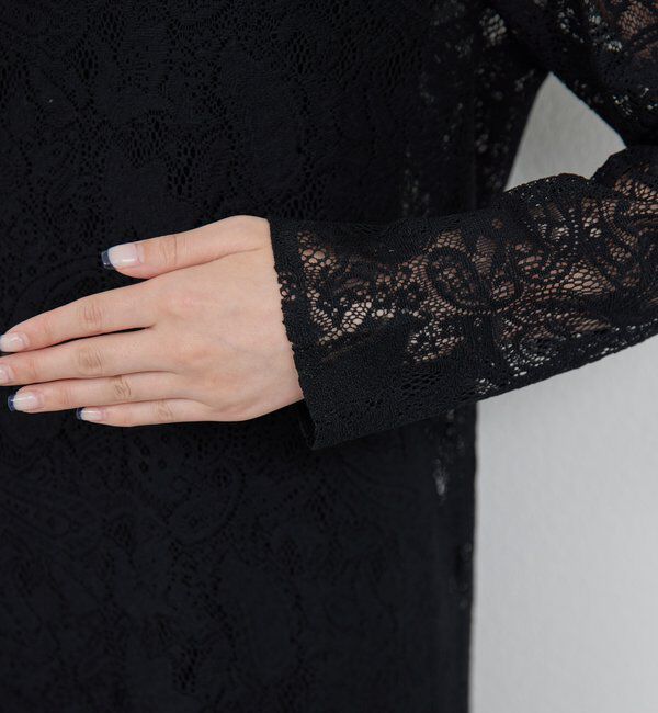  「ストレッチレースワンピース」|ワンピース|