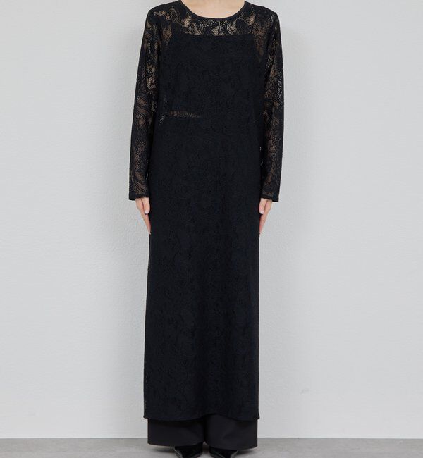  「ストレッチレースワンピース」|ワンピース|