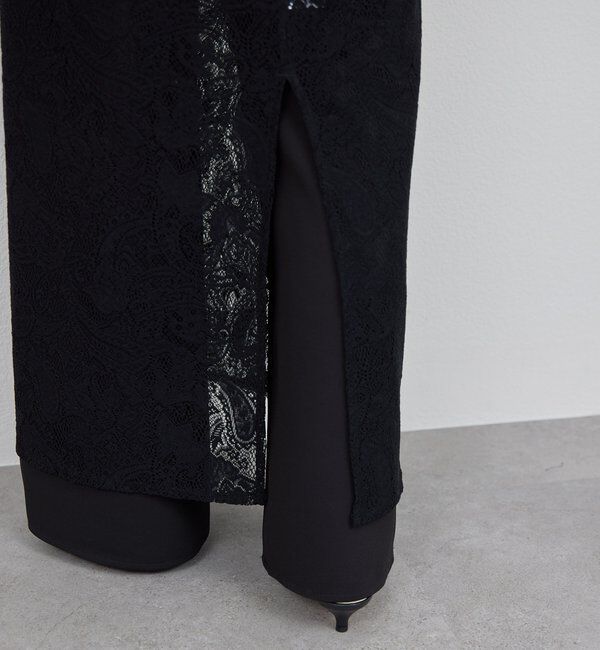  「ストレッチレースワンピース」|ワンピース|