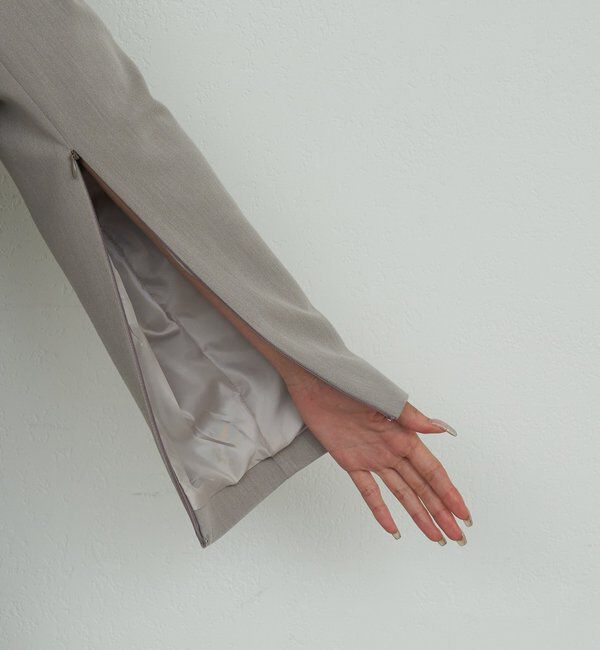  「【手洗い可】スリットスリーブジャケット」|テーラードジャケット|