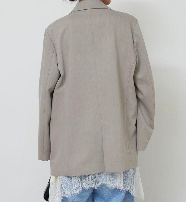  「【手洗い可】スリットスリーブジャケット」|テーラードジャケット|