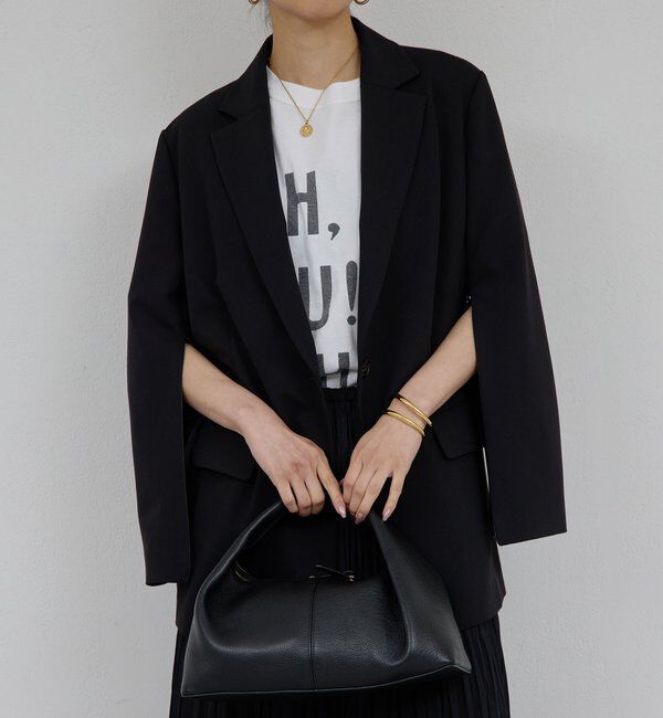  「【手洗い可】スリットスリーブジャケット」|テーラードジャケット|