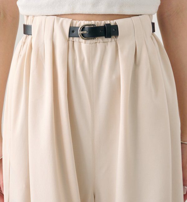  「ベルト付きボリュームスラックス」|チノ|