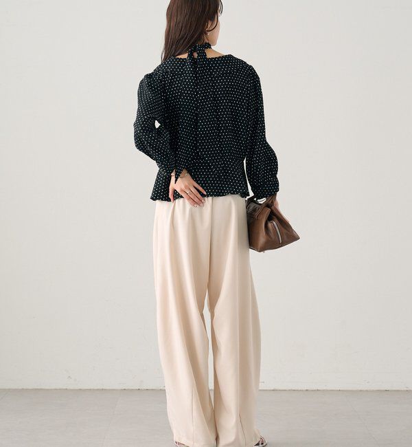  「ベルト付きボリュームスラックス」|チノ|