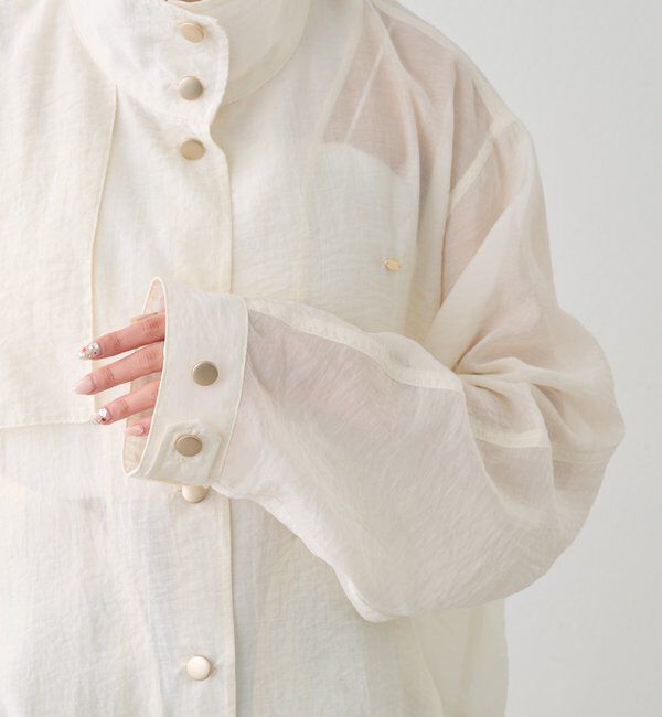  「シアートレンチブルゾン」|ブルゾン・スタジャン|