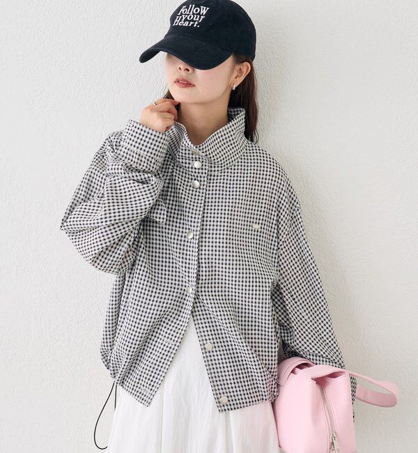  「シアートレンチブルゾン」|ブルゾン・スタジャン|