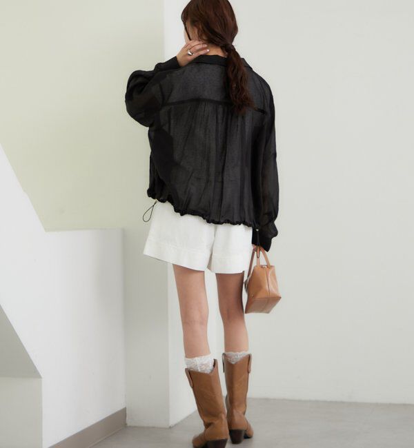  「シアートレンチブルゾン」|ブルゾン・スタジャン|