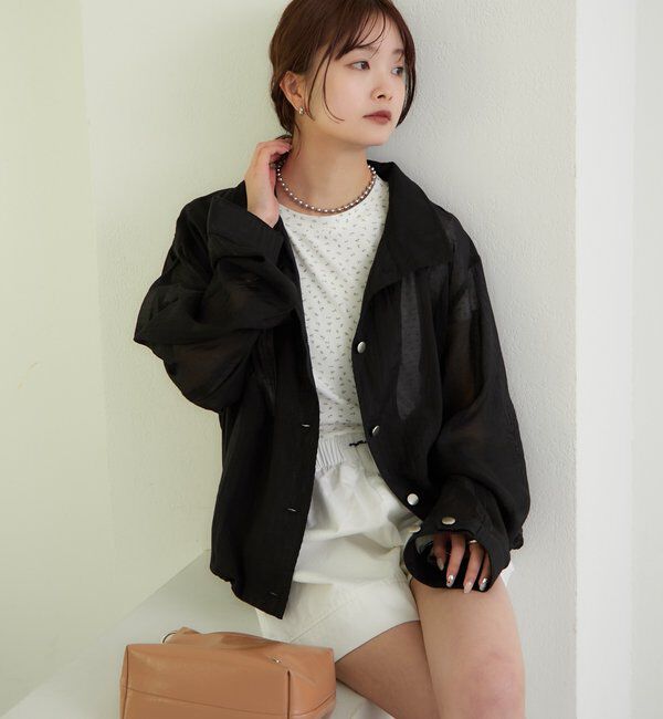  「シアートレンチブルゾン」|ブルゾン・スタジャン|