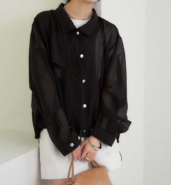  「シアートレンチブルゾン」|ブルゾン・スタジャン|