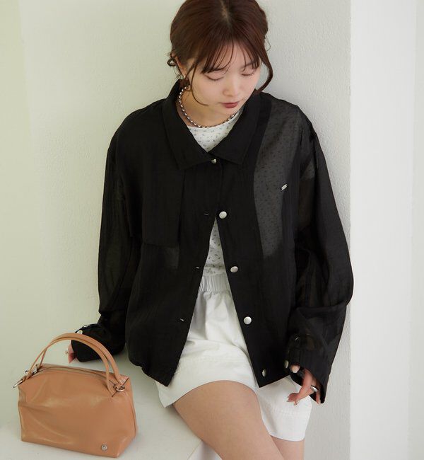  「シアートレンチブルゾン」|ブルゾン・スタジャン|