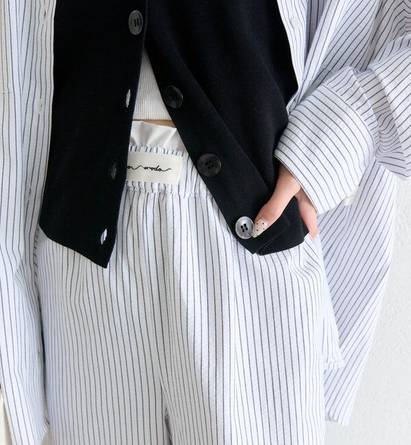  「ストライプイージーパンツ」|チノ|