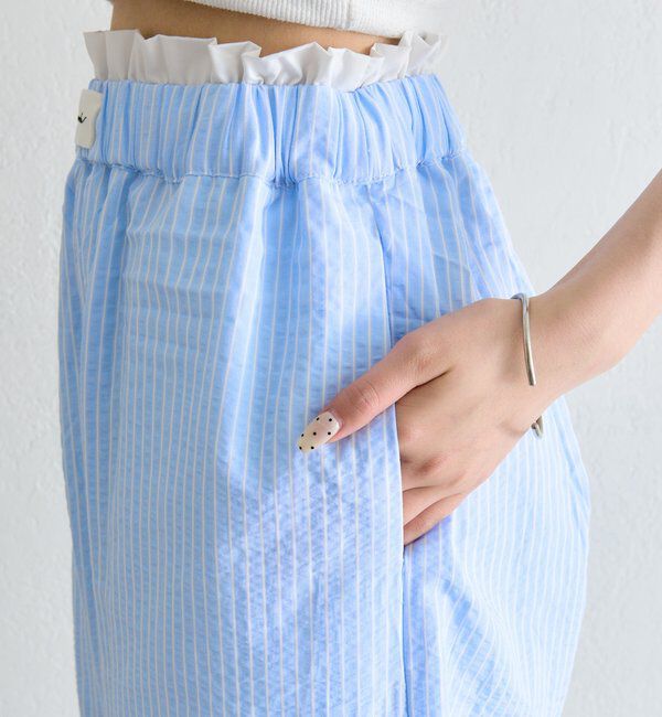  「ストライプイージーパンツ」|チノ|