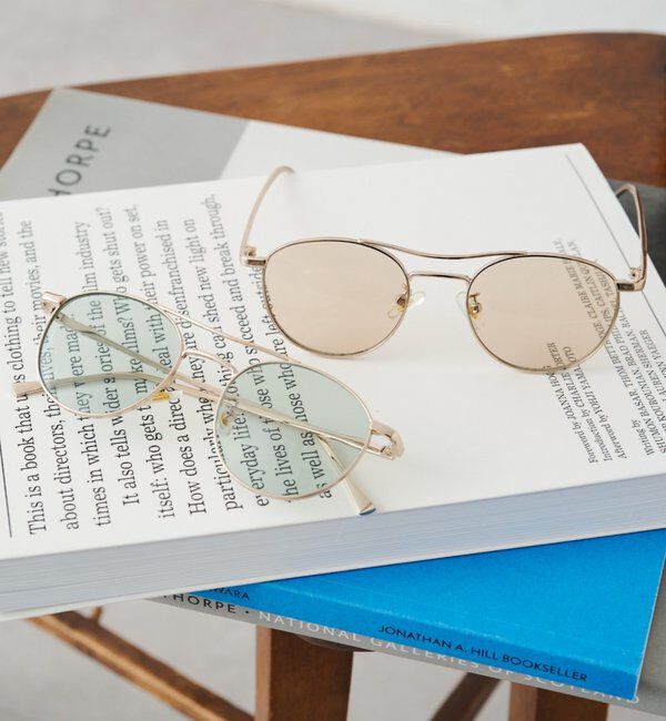  「【GALENA/ガレナ】ダブルブリッジボストンサングラス」|サングラス|