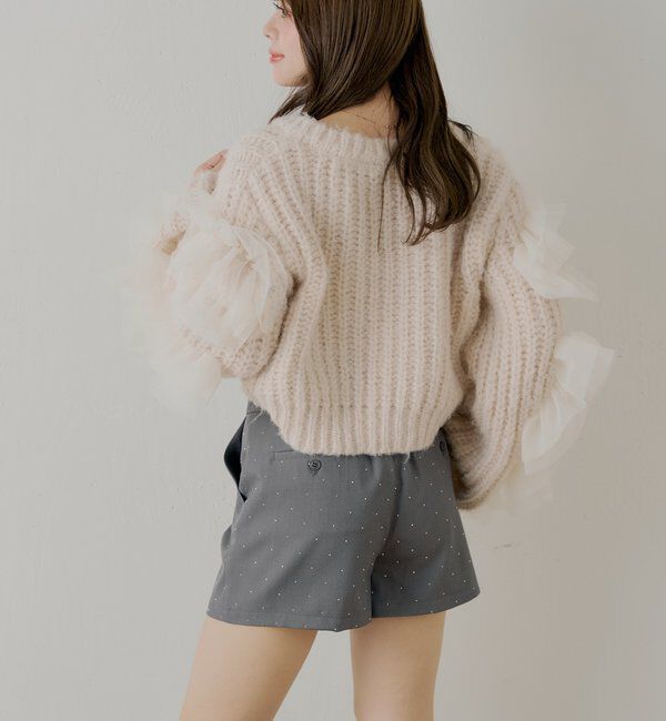  「ラインストーンショートパンツ」|チノ|