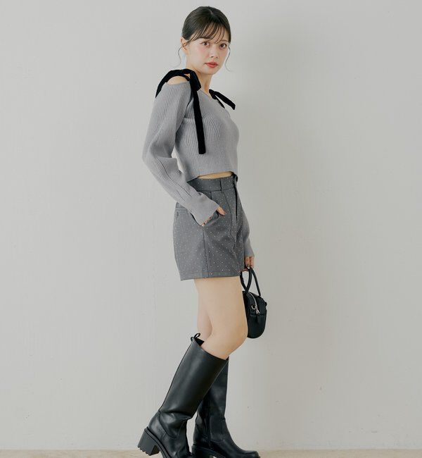  「ラインストーンショートパンツ」|チノ|