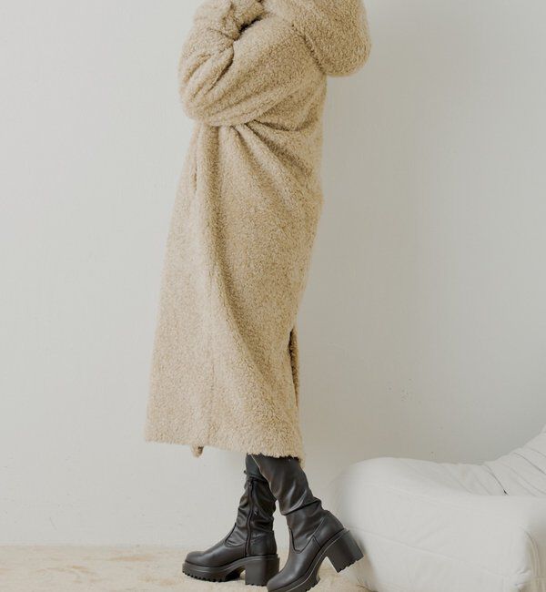  「【REVIVAL】厚底チャンキーストレッチロングブーツ」|ロングブーツ|