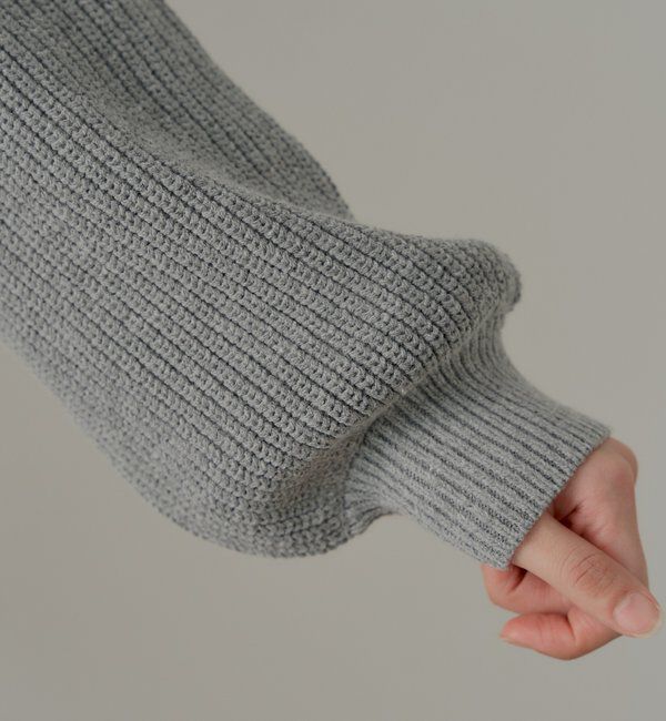  「肩スリットオフショルニット」|ニット・セーター|