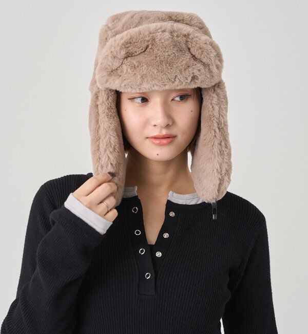  「フライトファーCAP」|ハット|