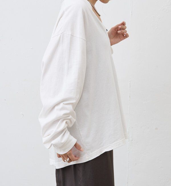  「【ONIT】ディープVネックカットソー」|Tシャツ・カットソー|