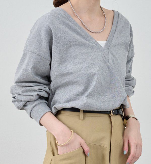  「【ONIT】ディープVネックカットソー」|Tシャツ・カットソー|