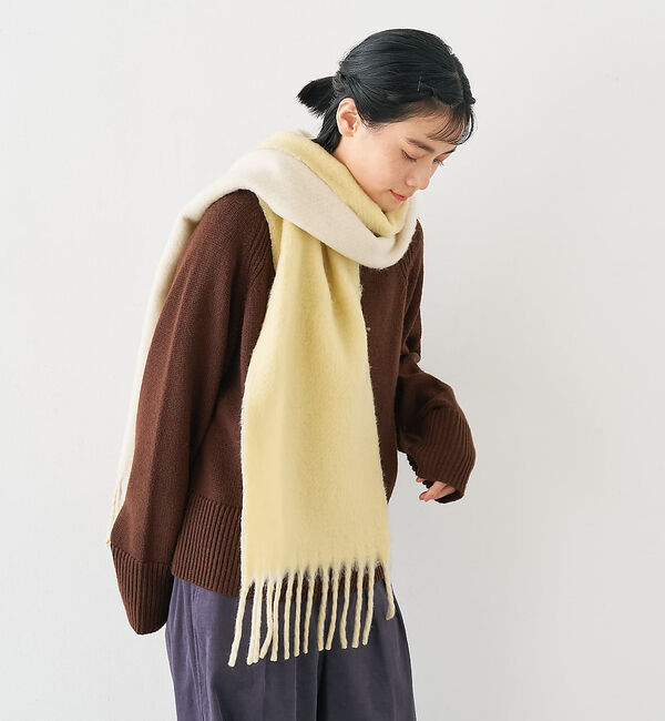 collex「ソフトブークレーリバーシブルマフラー」|マフラー|