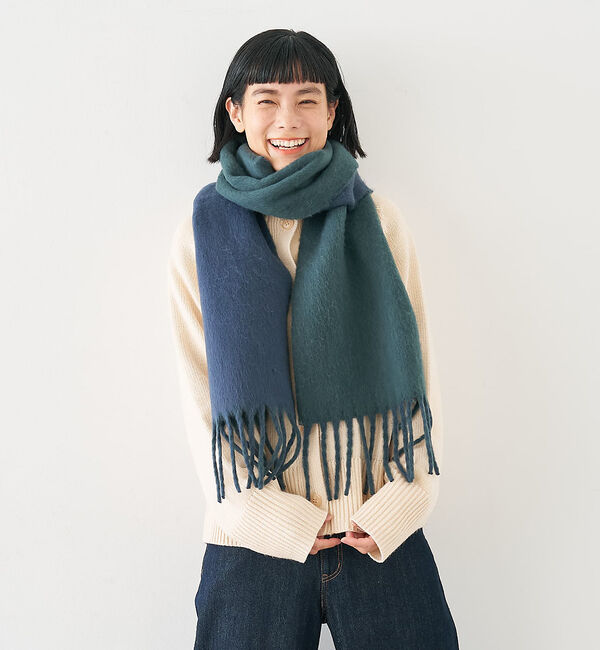 collex「ソフトブークレーリバーシブルマフラー」|マフラー|