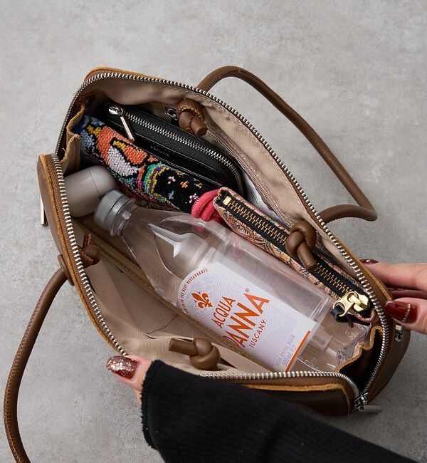 collex「【WEB限定】【Beau're/ヴュレ】横長ブガッティ型2WAY ショルダーバッ」|ショルダー・メッセンジャー|