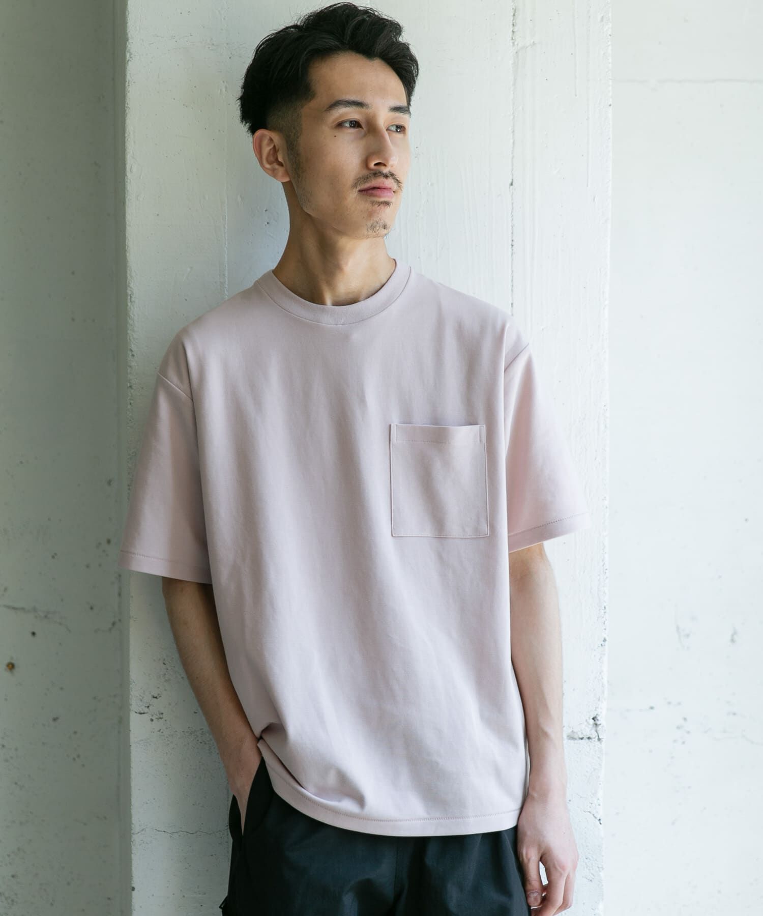 URBAN RESEARCH DOORS「『Sサイズ/WEB限定』ポンチポケットショートスリーブTシャツ」|Tシャツ・カットソー|
