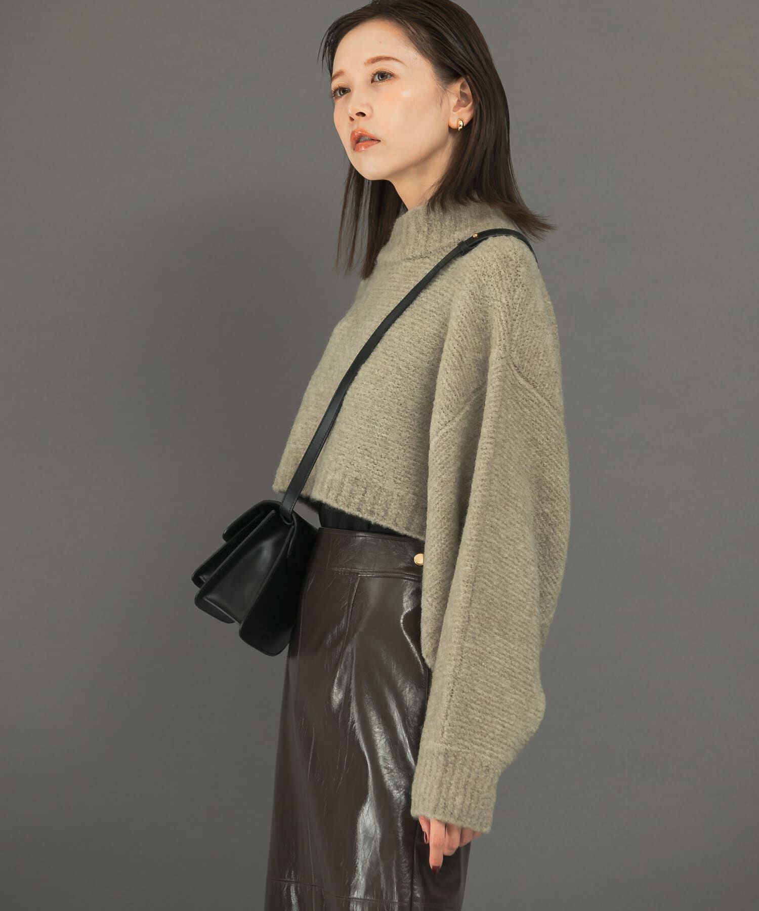 URBAN RESEARCH ROSSO「クロップドマルチウェイニット」|ニット・セーター|