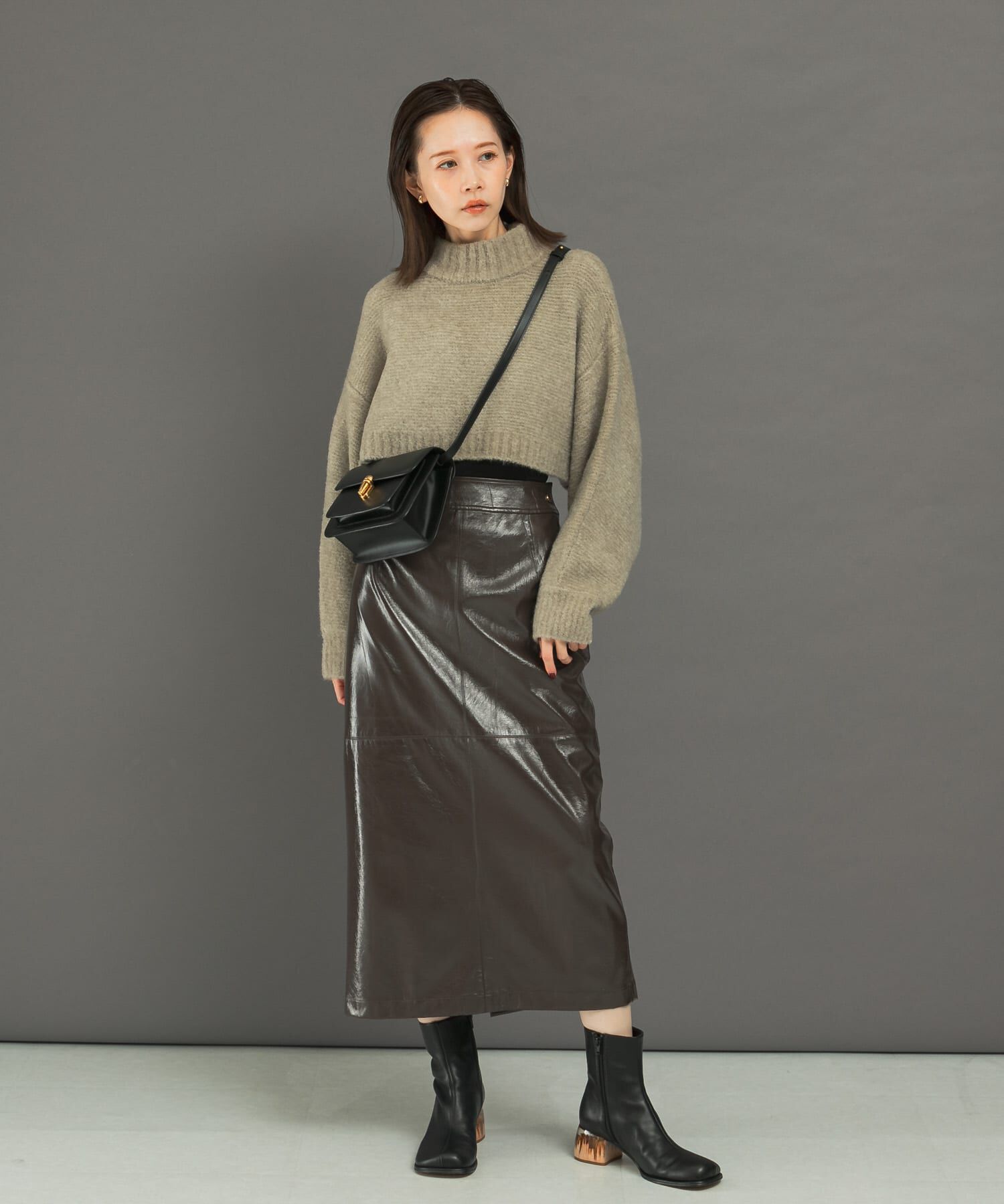 URBAN RESEARCH ROSSO「クロップドマルチウェイニット」|ニット・セーター|