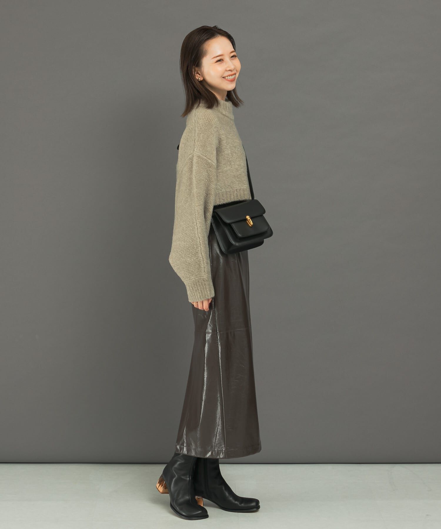 URBAN RESEARCH ROSSO「クロップドマルチウェイニット」|ニット・セーター|