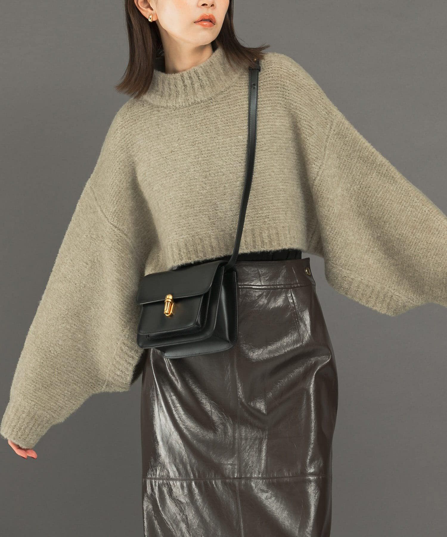 URBAN RESEARCH ROSSO「クロップドマルチウェイニット」|ニット・セーター|